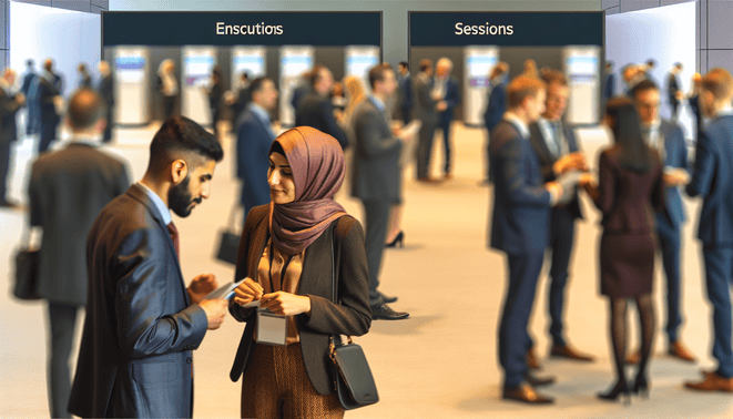 An image illustrating Networking auf Geschäftsreisen